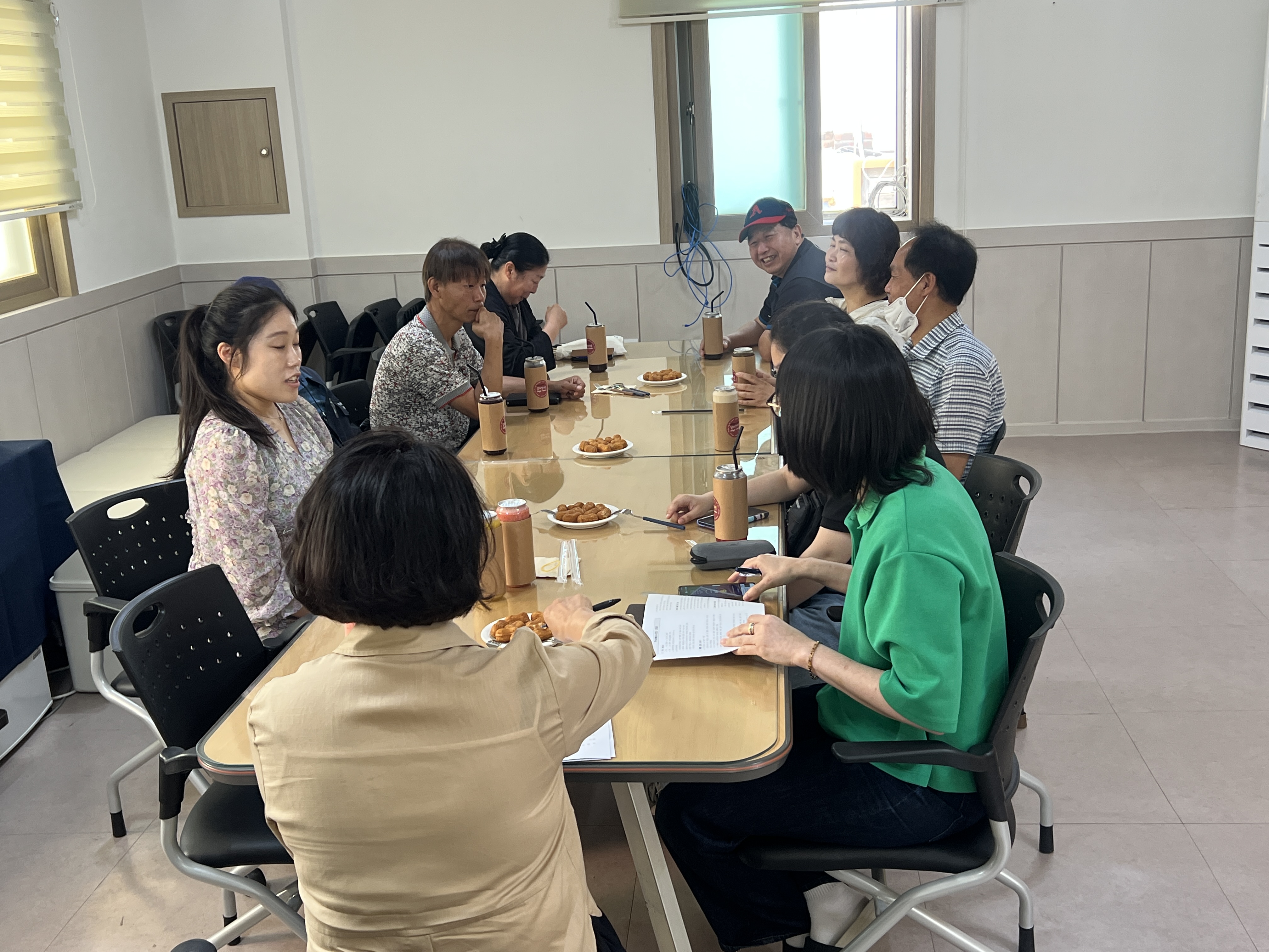 자활근로사업단 안심배송사업단 간담회